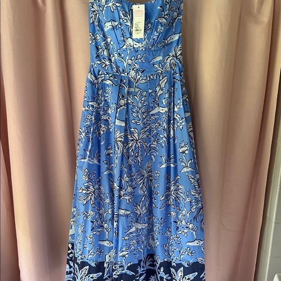 Kenni midi Strapless Dress - Picture 1 of 7